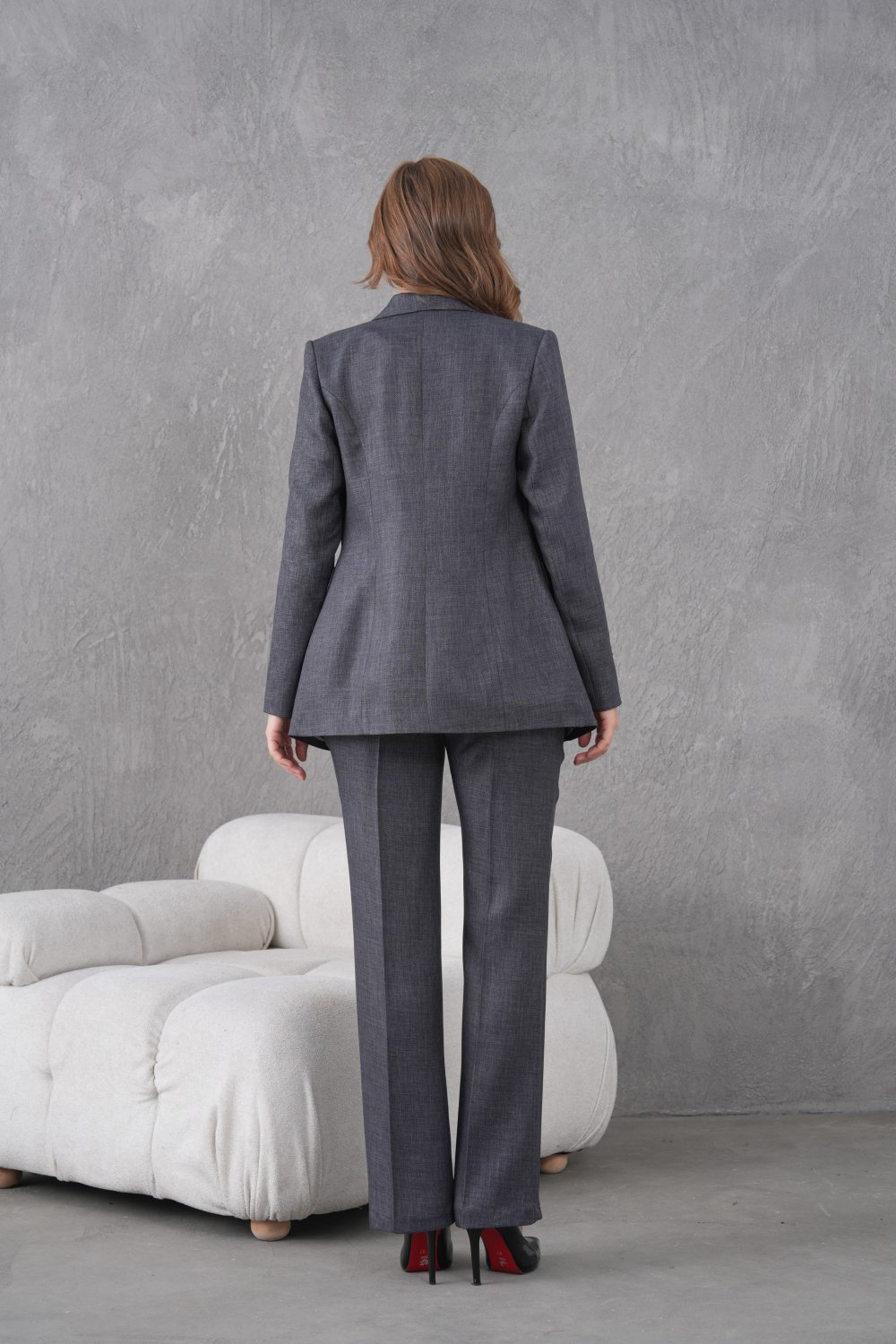 Wholesale Womens Gray Two-Piece Suit 