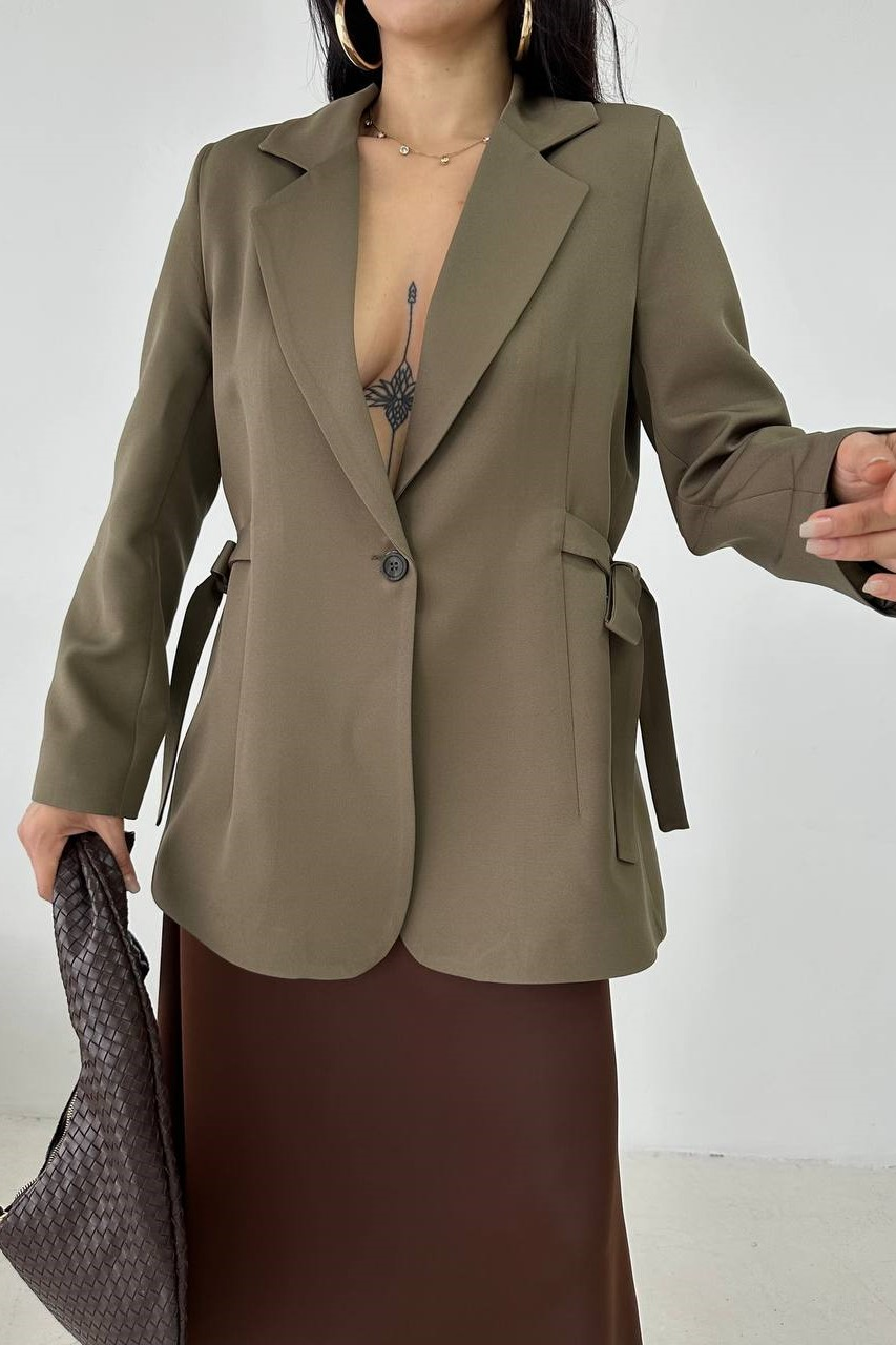 Wholesale Women's Khaki Blazer 0044-2140