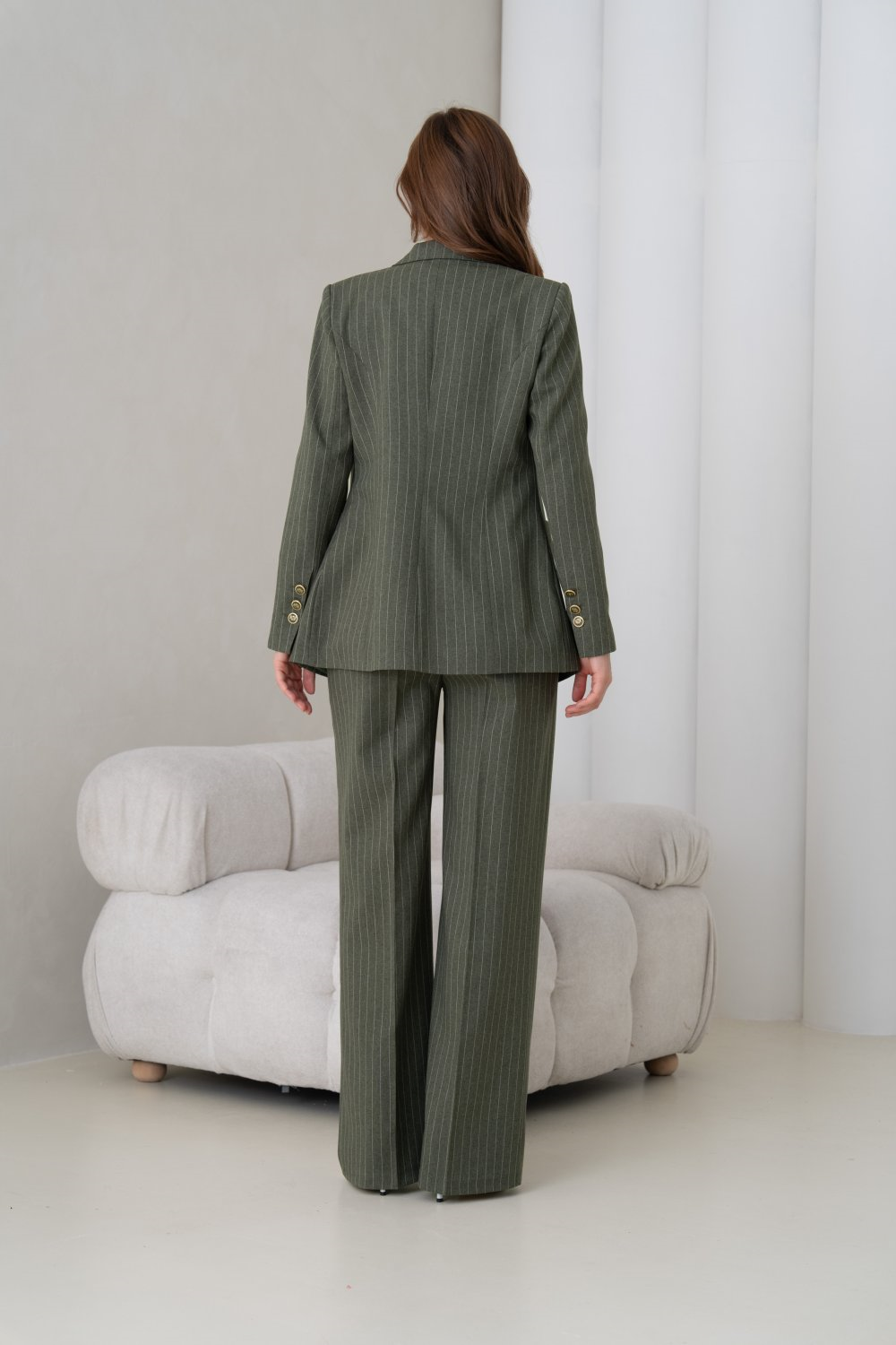 Wholesale Womens Khaki Two-Piece Suit 