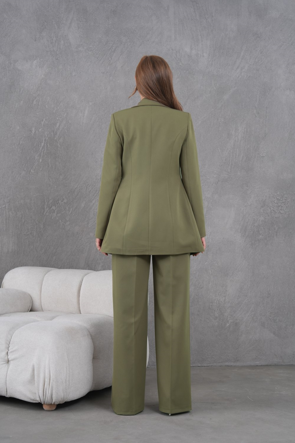Wholesale Womens Khaki Two-Piece Suit 