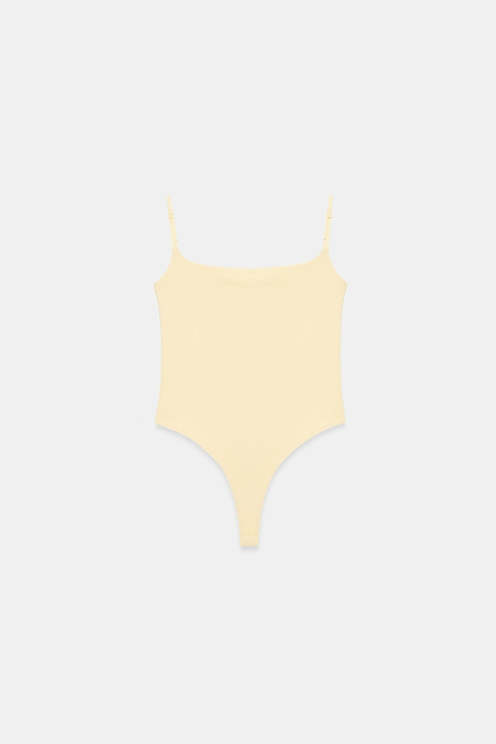 Wholesale Womens Light Yellow Strappy Bodysuit