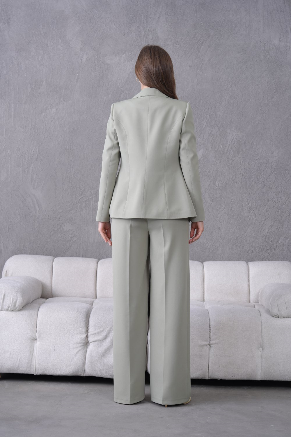 Wholesale Womens Menthol Plus Size Two-Piece Suit 
