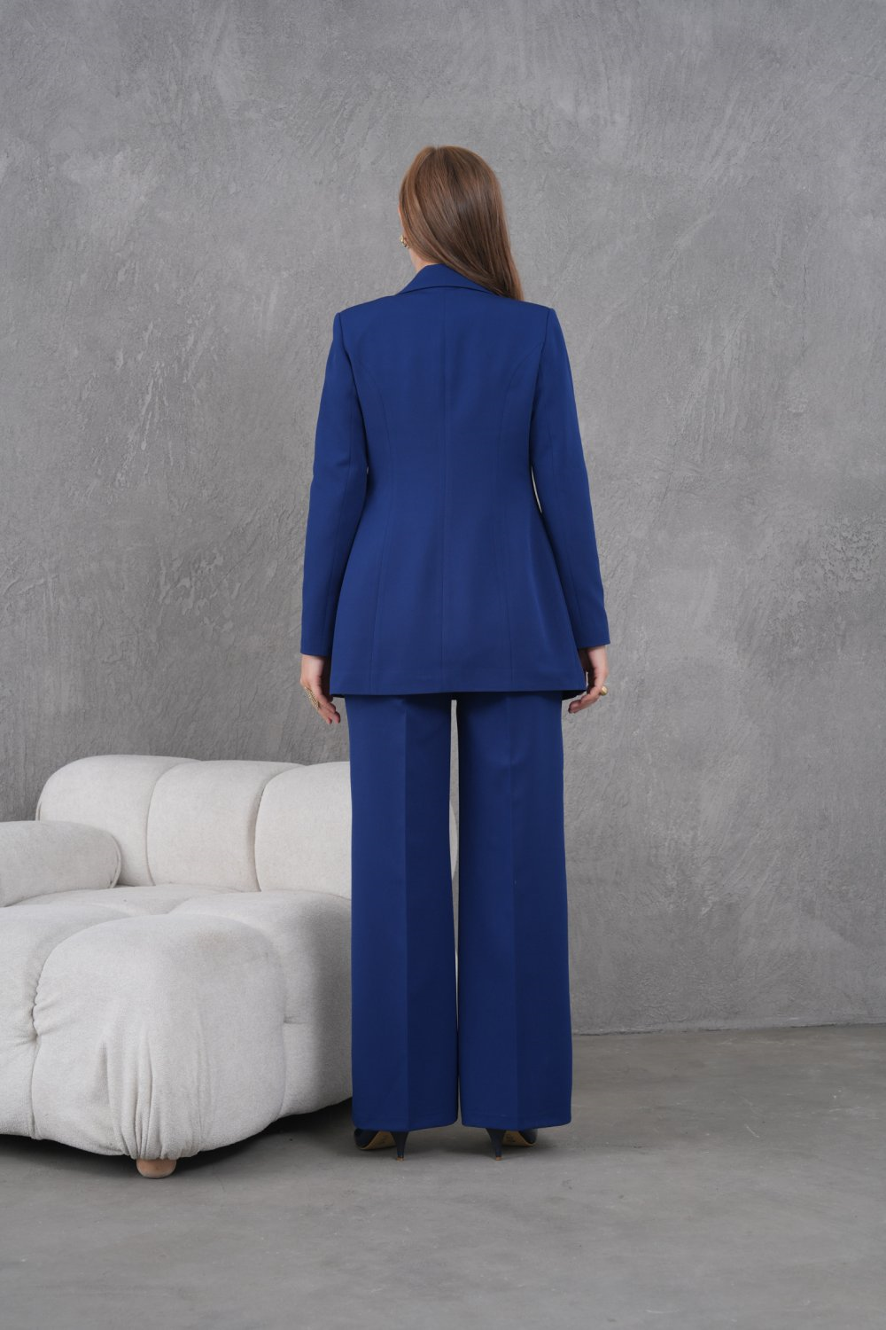 Wholesale Womens Midnight Blue Two-Piece Suit 
