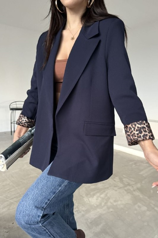 Wholesale Women's Navy Blazer 0044-2099L
