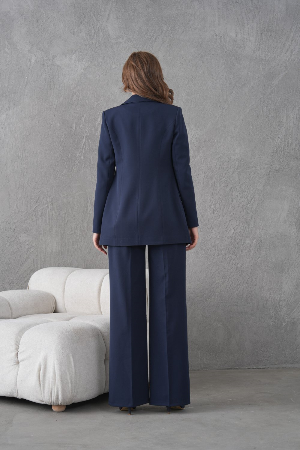 Wholesale Womens Navy Two-Piece Suit 
