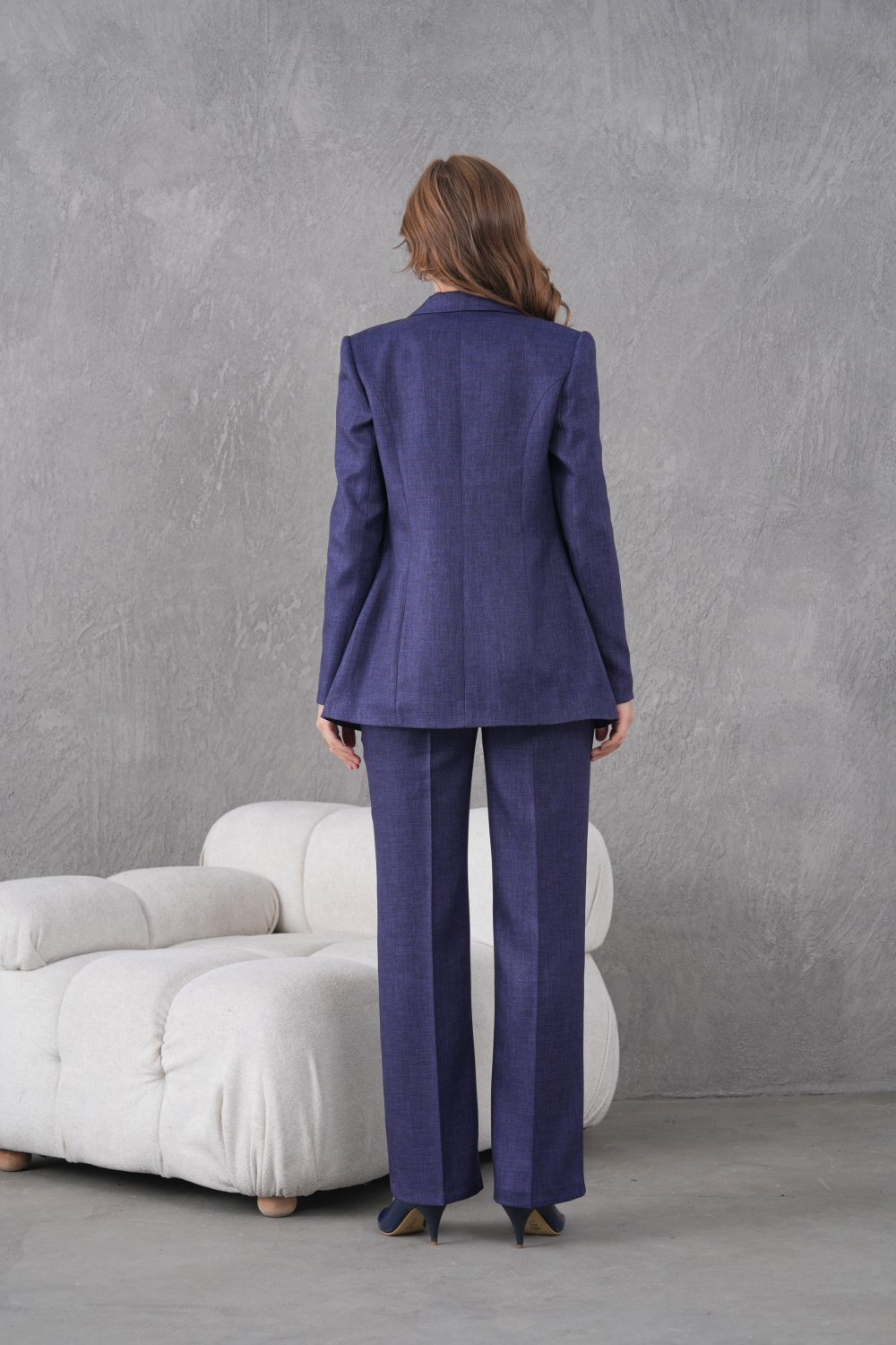 Wholesale Womens Navy Two-Piece Suit 