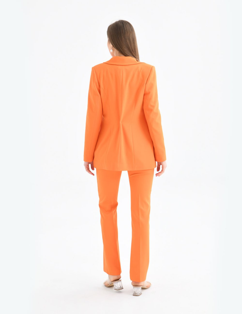 Wholesale Womens Orange Two-Piece Suit 