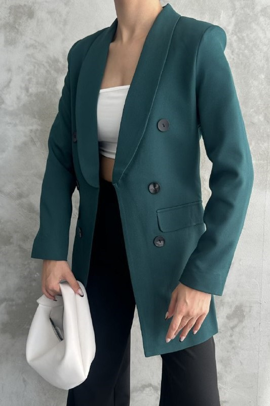 Wholesale Women's Petrol Blazer 0044-2064