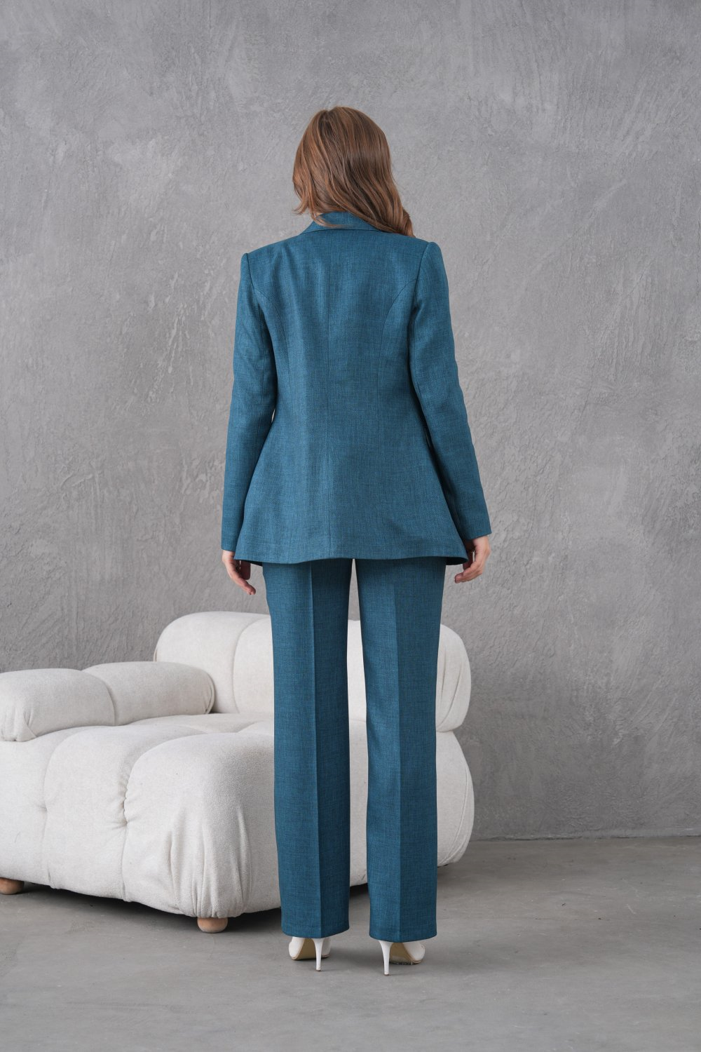 Wholesale Womens Petrol Two-Piece Suit 