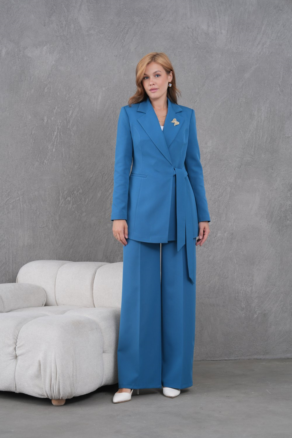 Wholesale Womens Petrol Two-Piece Suit 