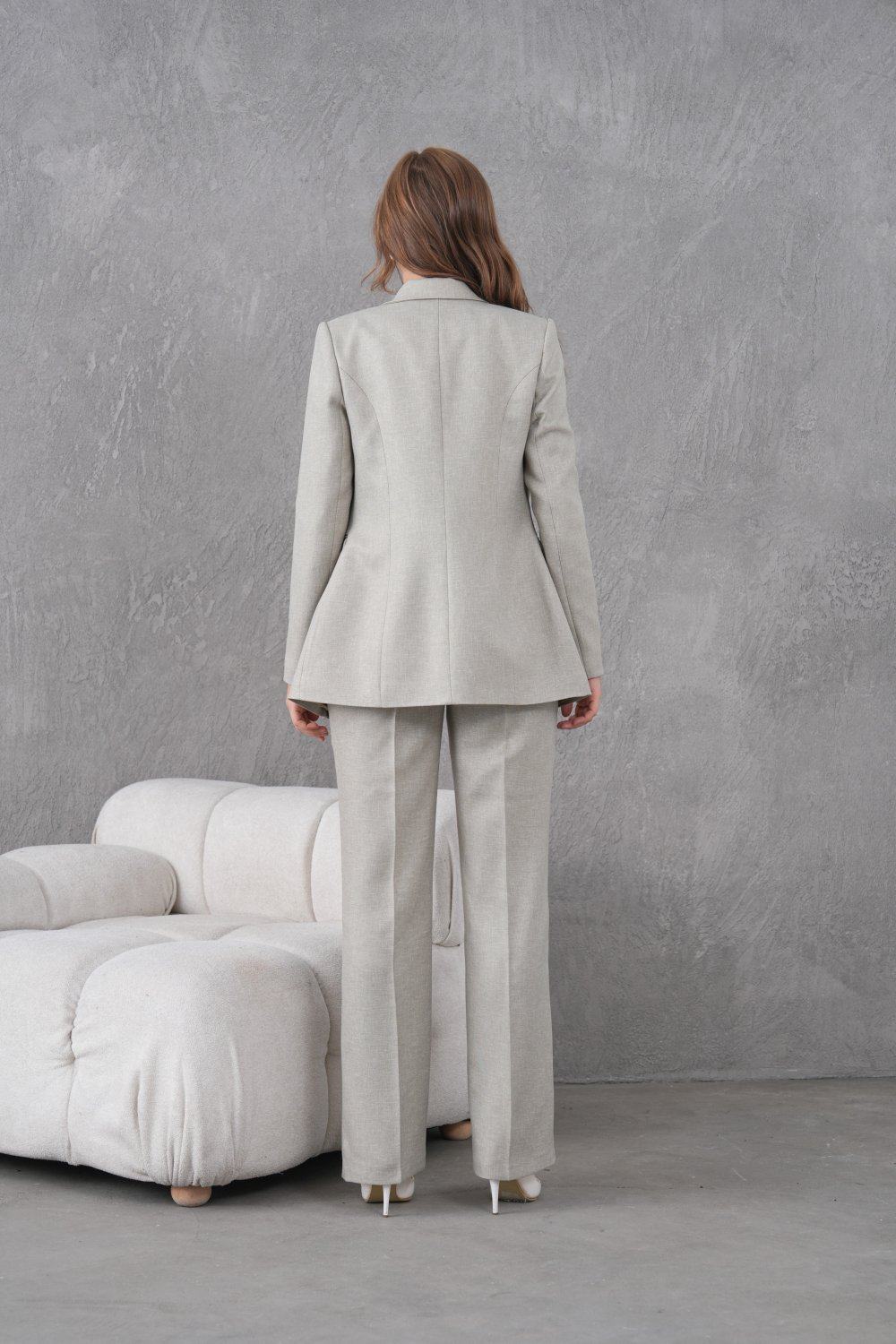 Wholesale Womens Pistachio Two-Piece Suit 
