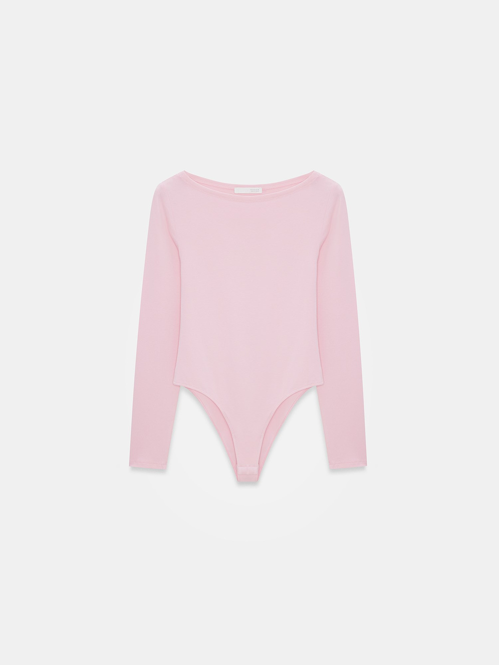 Wholesale Womens Powder Pink Scoop-Neck Bodysuit
