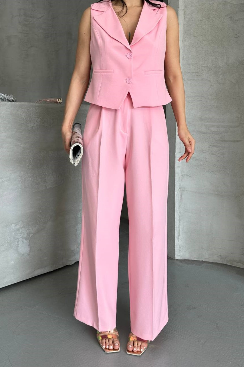 Wholesale Women's Powder Two-Piece Suit  0044-2129 