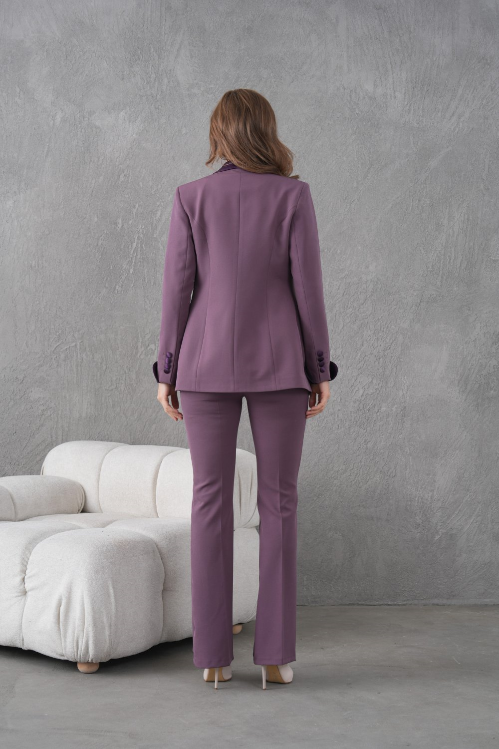 Wholesale Womens Purple Two-Piece Suit 