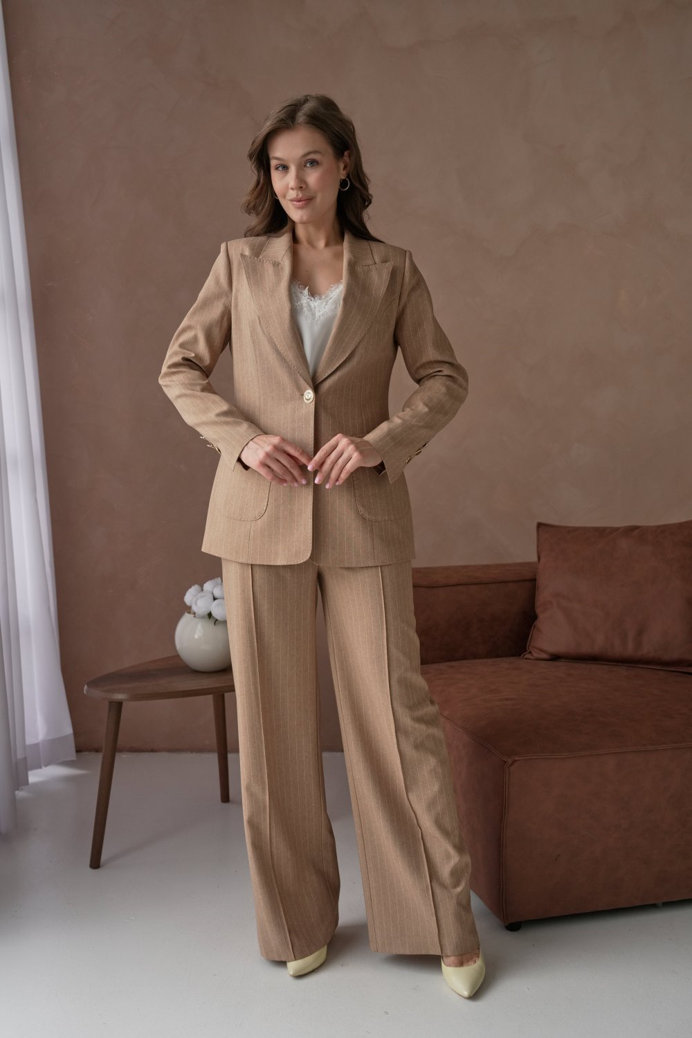 Wholesale Womens Stone Two-Piece Suit 