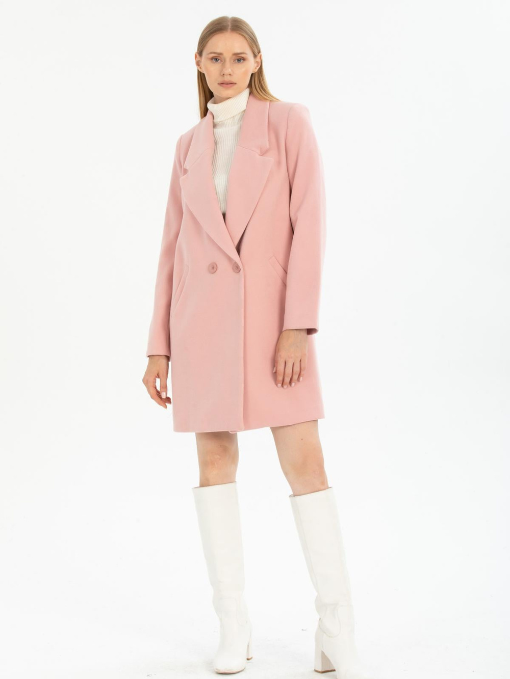 Women coat wholesale Baby Pink  color