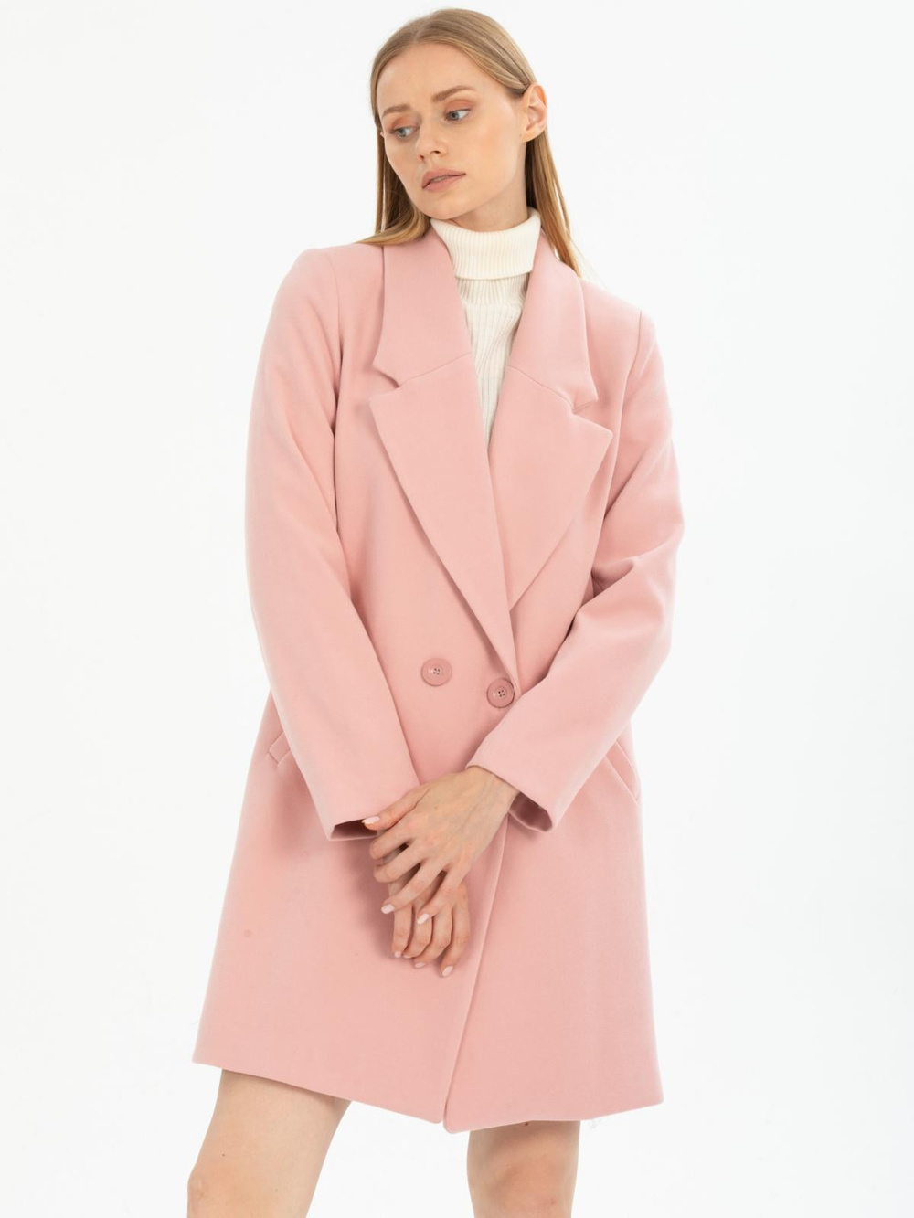 Women coat wholesale Baby Pink  color