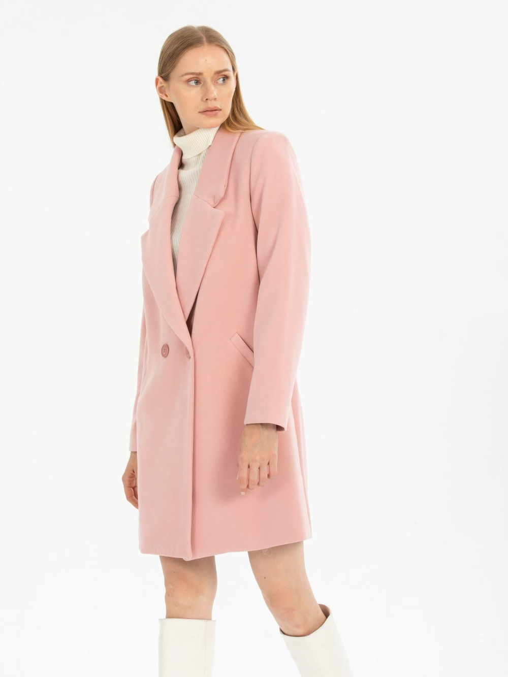 Women coat wholesale Baby Pink  color