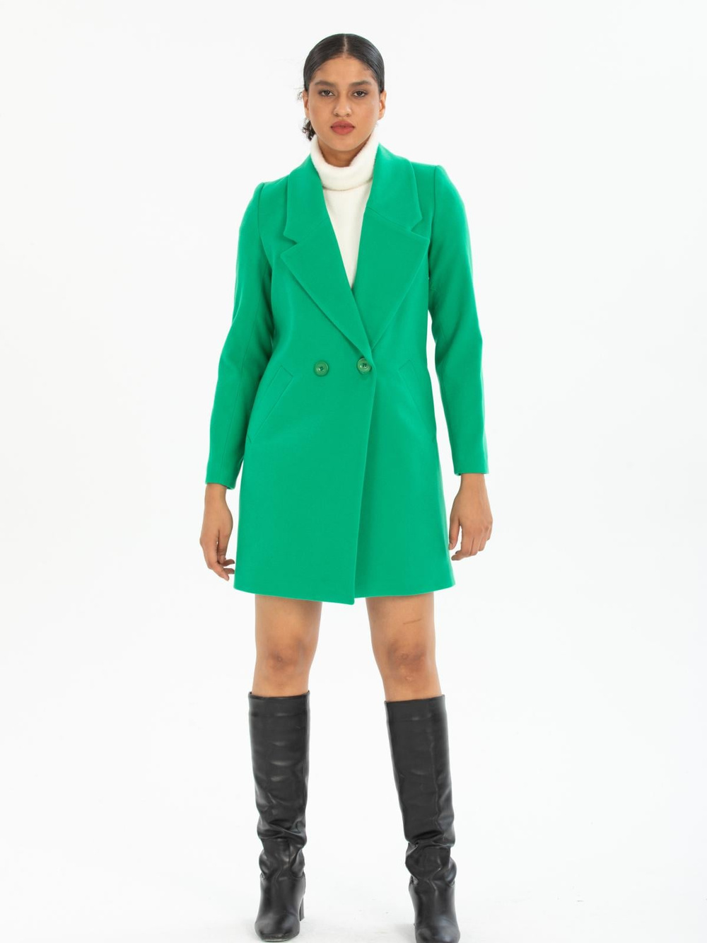 Women coat wholesale Green color