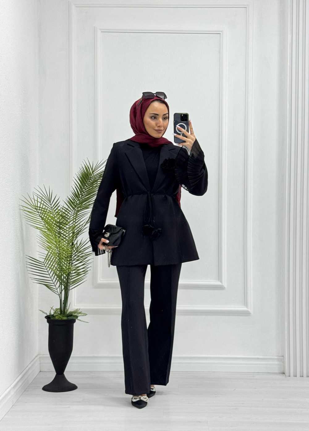 1652-Stil Takım-Siyah