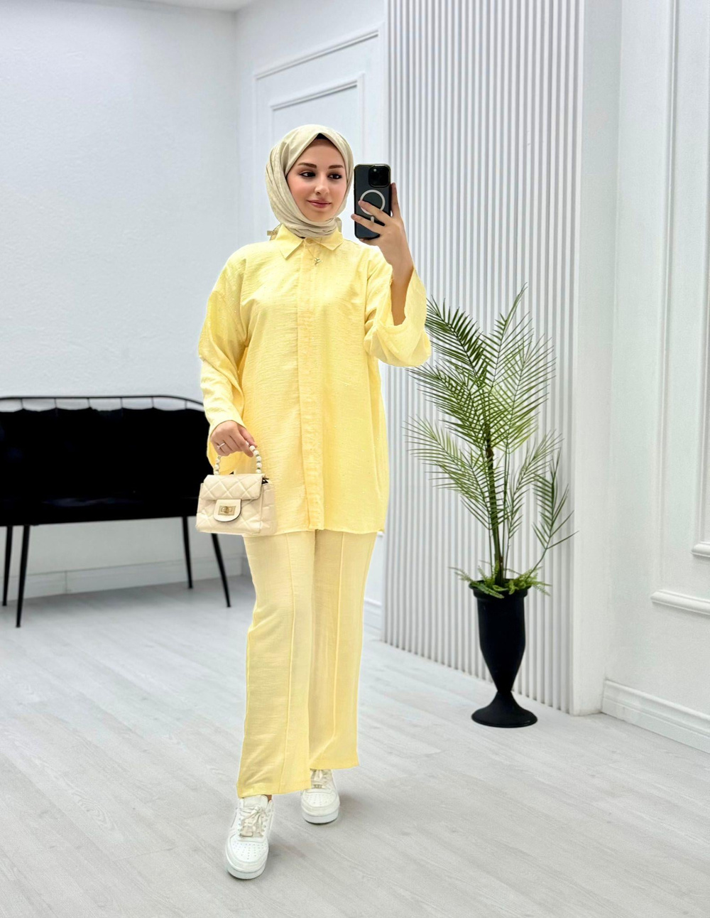 2034-Sheın Takım-Sarı