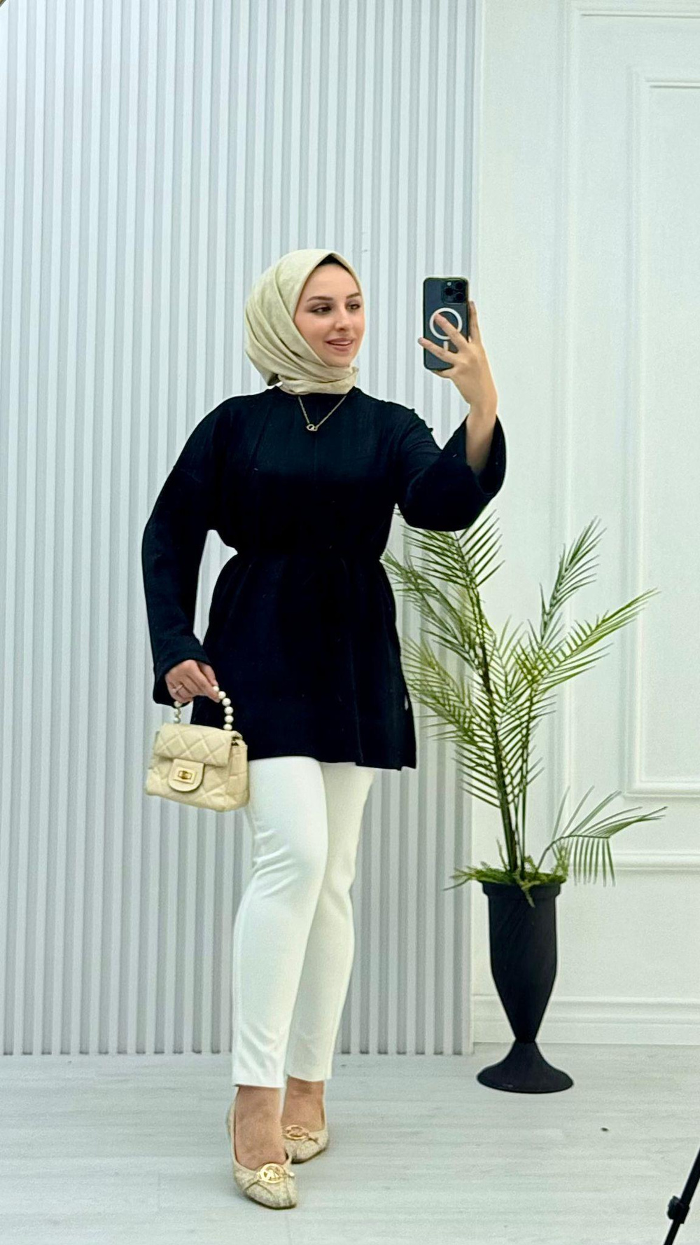 2153-Oysho Tunik-Siyah