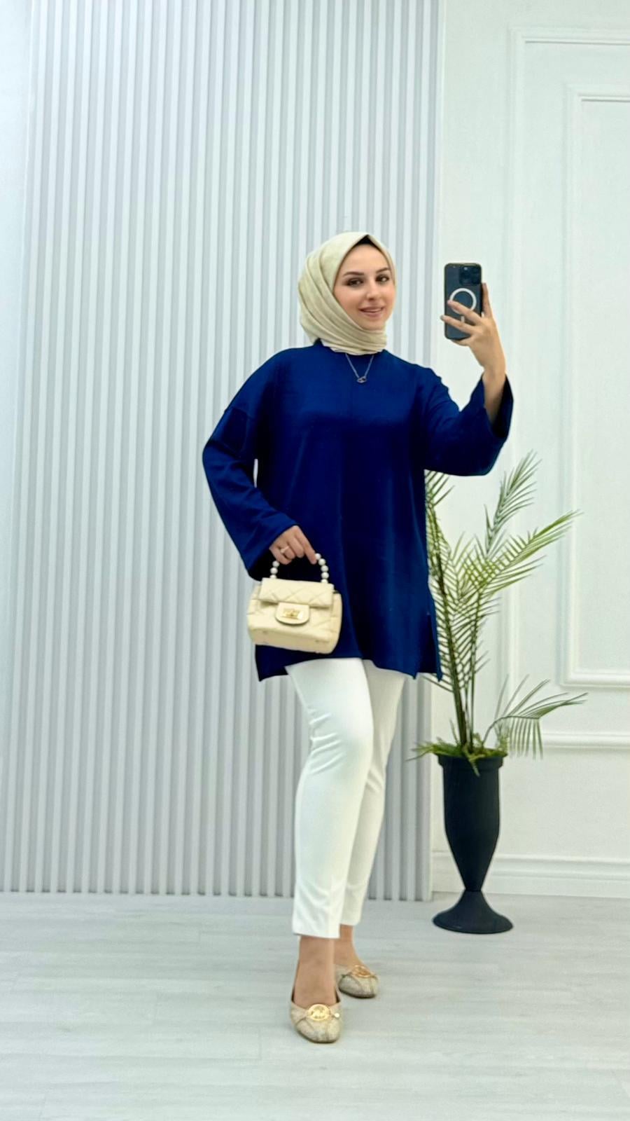 2153-Oysho Tunik-Siyah