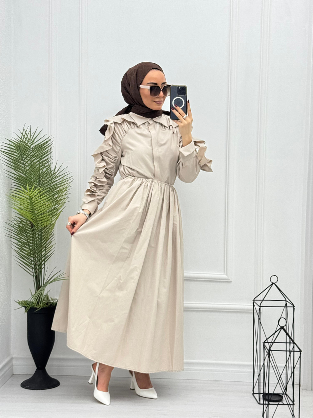 5678-Vual Takım-Krem