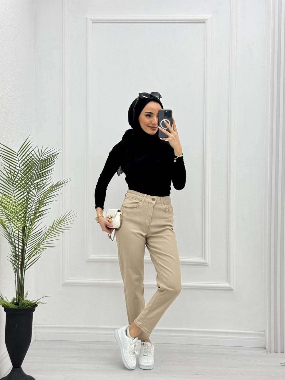 6007-Jogger Pantolon-Sütlü Kahve
