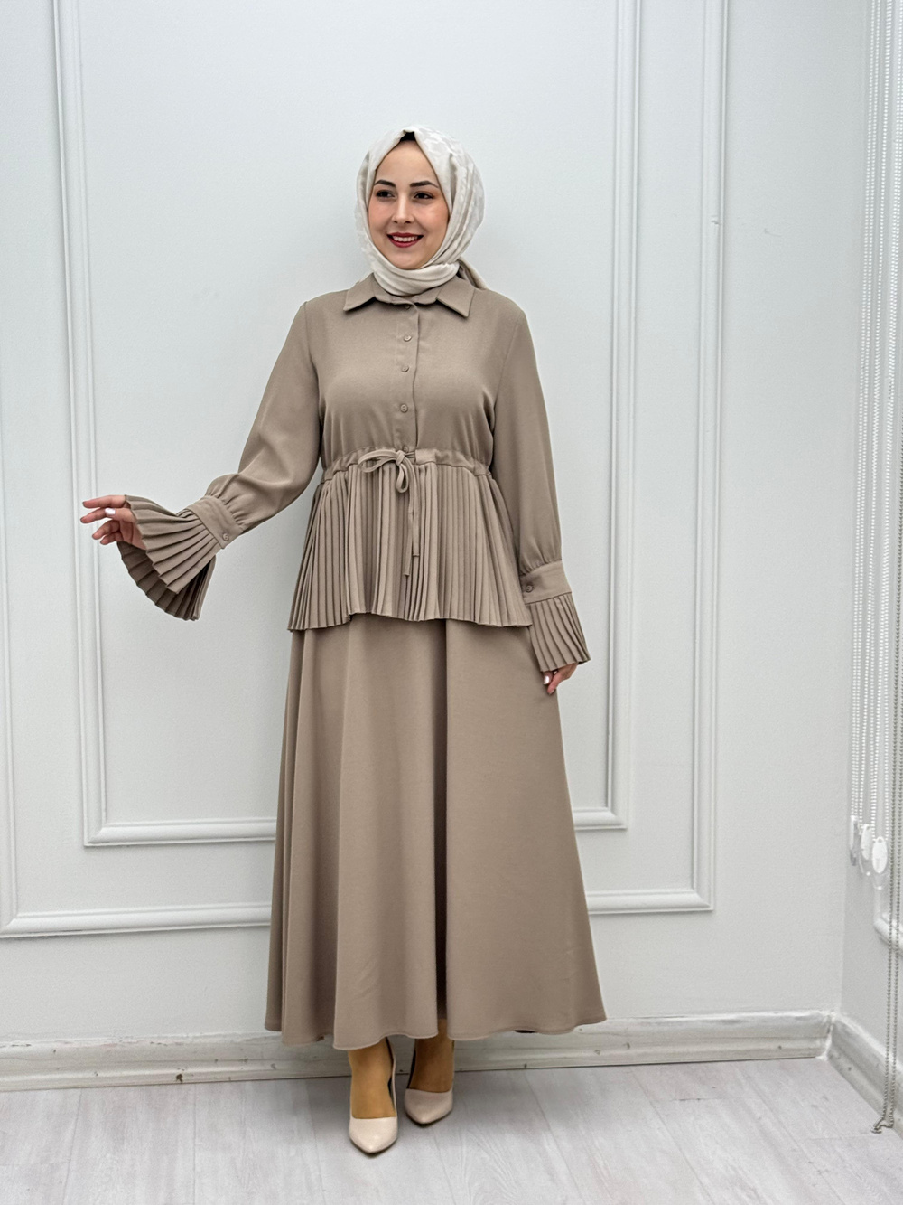 6395-Buket Takım-Krem