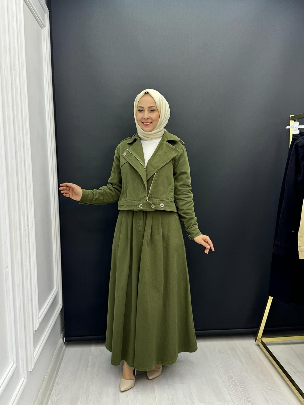 haki kot etek takım