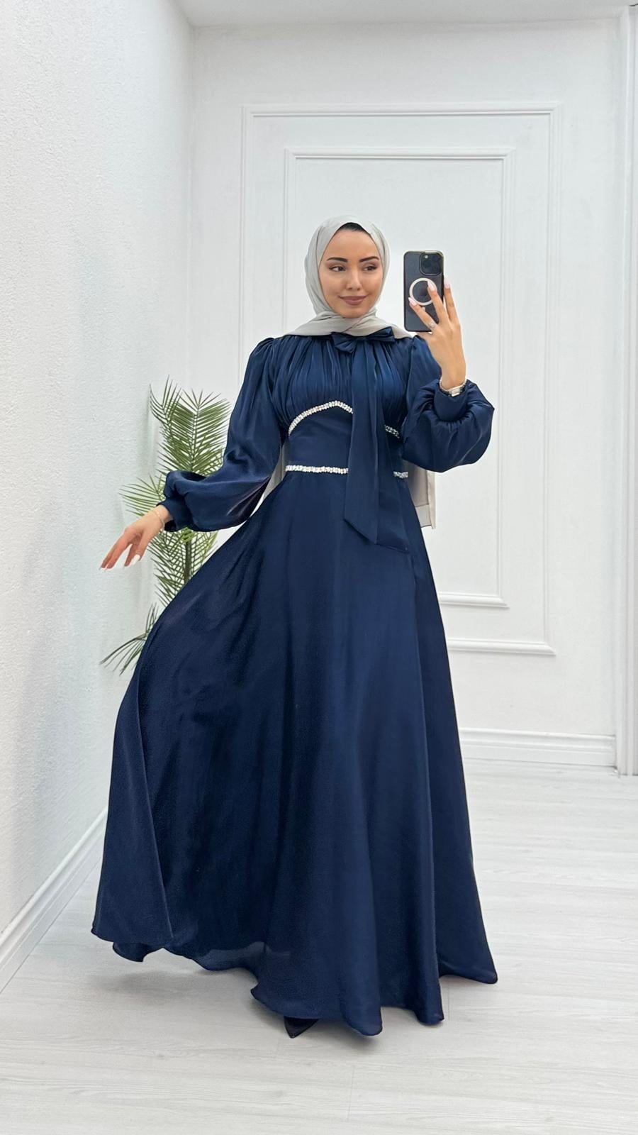 Px3016-Rüya Abiye-Lacivert