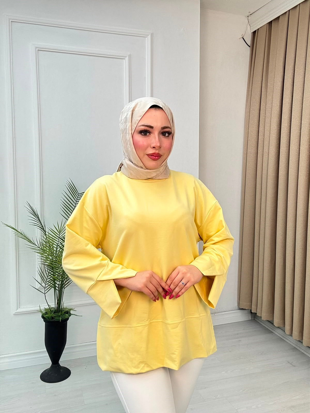 Ra9273-Modal Sweat-Sarı