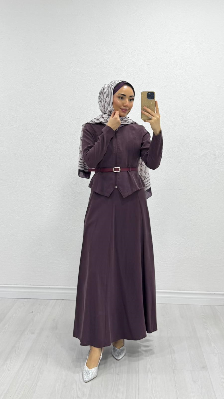 Zx5758-Denila Etekli Takım-Mürdüm