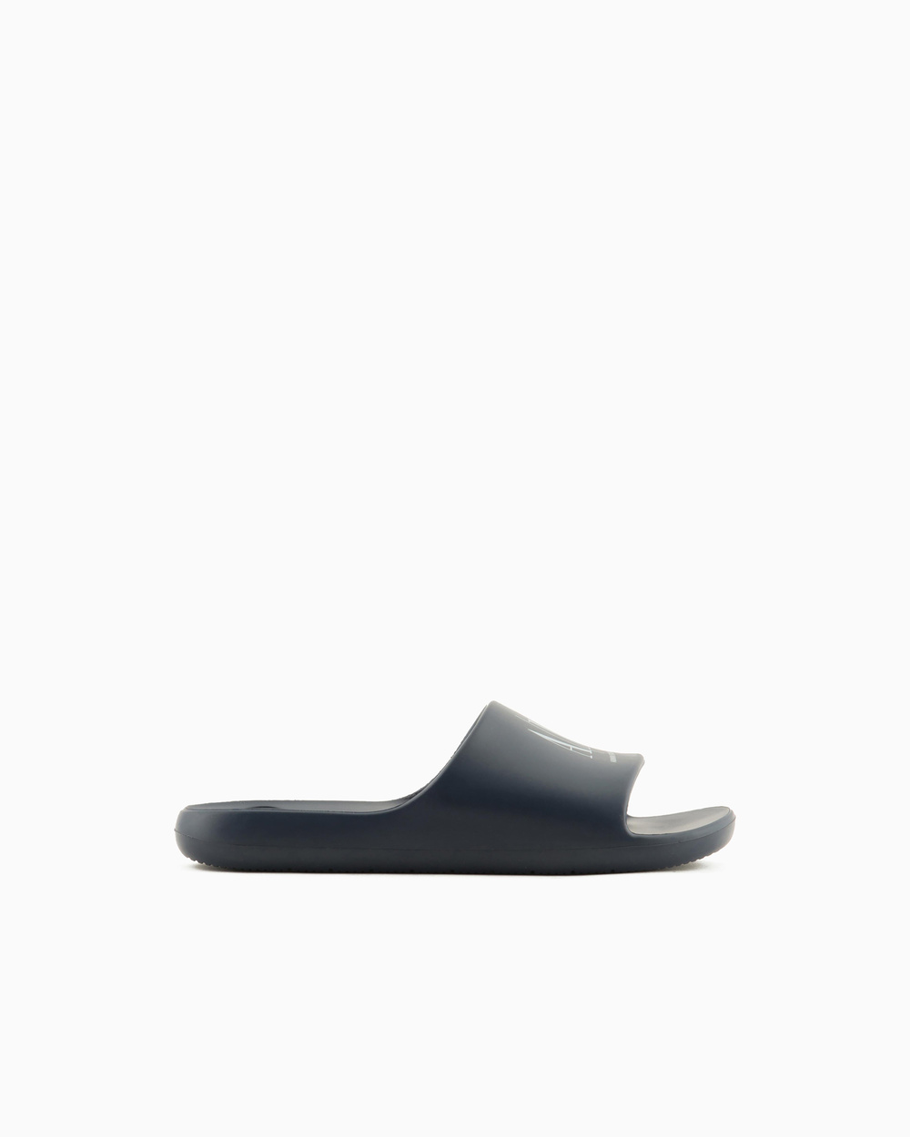 ARMANI EXCHANGE Armani Exchange Erkek Rahat Düz Taban AX Logolu Lacivert Terlik XUP012 XV675-K487
