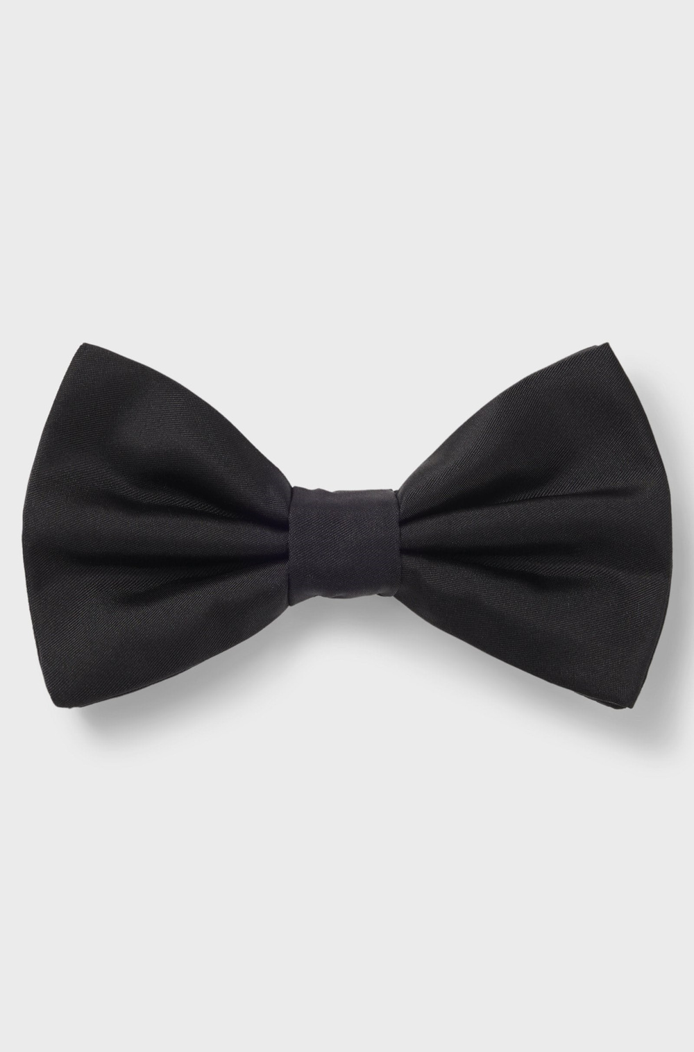 BOSS  BOSS Erkek Jakarlı İpek Kumaşlı Siyah Papyon 50567352-001