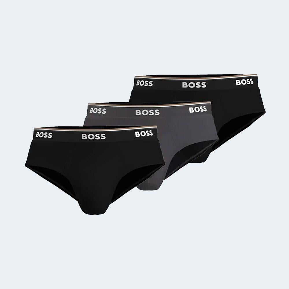BOSS BOSS Erkek Pamuklu Logolu Dokuma Kumaş 3 lü Paket Çok Renkli Boxer 50508992-975