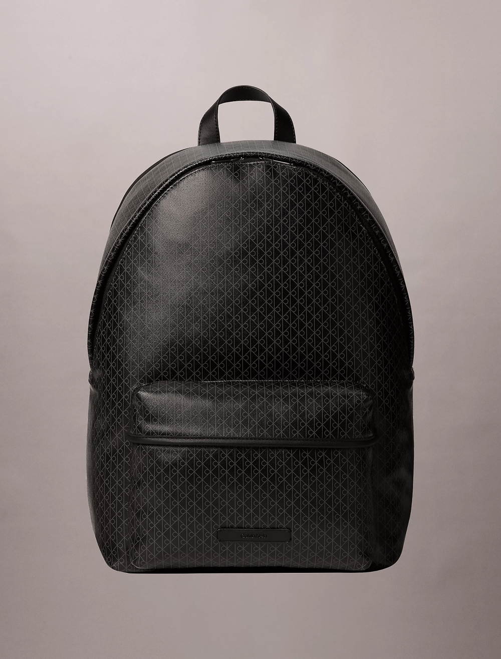 Calvin Klein Calvin Klein Erkek Fermuar Kapama Küçük Bölme CK Yazı Desen Deri Metal Logo Siyah Sırt Çantası LV04D3313G-UB1