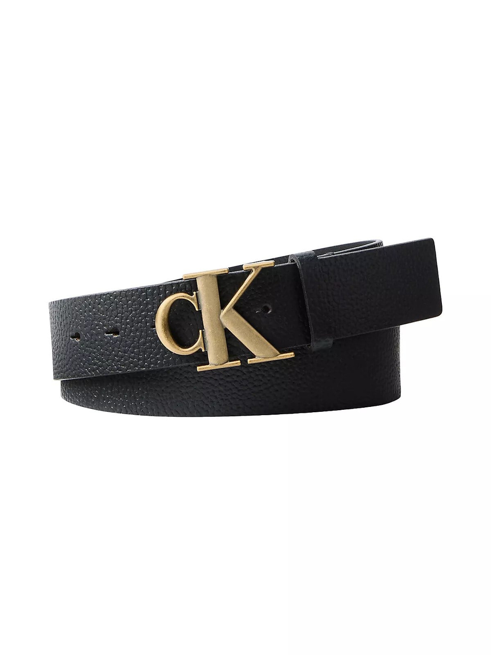 Calvin Klein Calvin Klein Erkek Metal Tokalı Ayarlanabilir Deri Siyah Kemer LV04D7109G-V8K