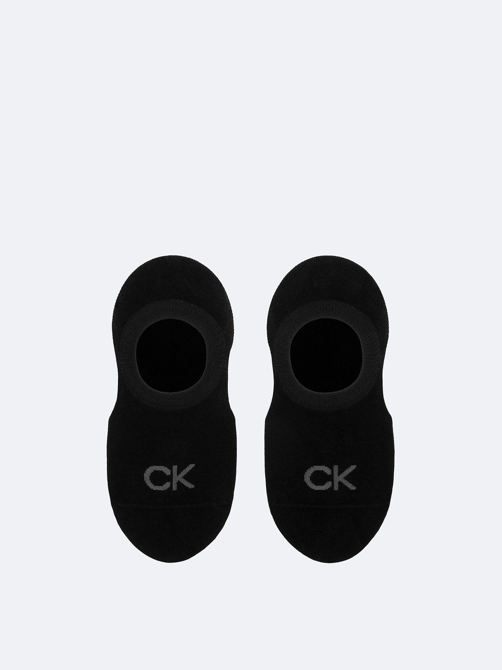 Calvin Klein Calvin Klein Kadın Pamuklu Yumuşak Kumaş CK Logo İşlemeli İkili Paket Siyah Çorap C701228801-001