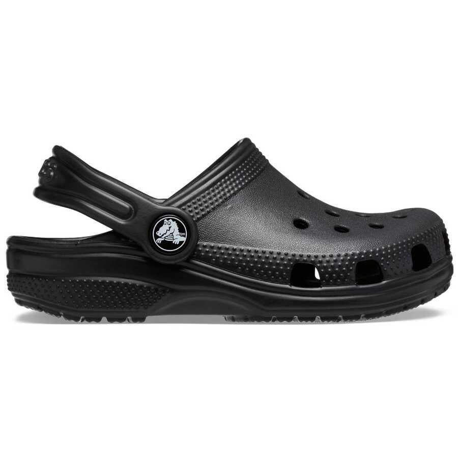 Crocs Crocs Çocuk Marka Logolu Rahat Günlük Kullanım Siyah Terlik 206991-001