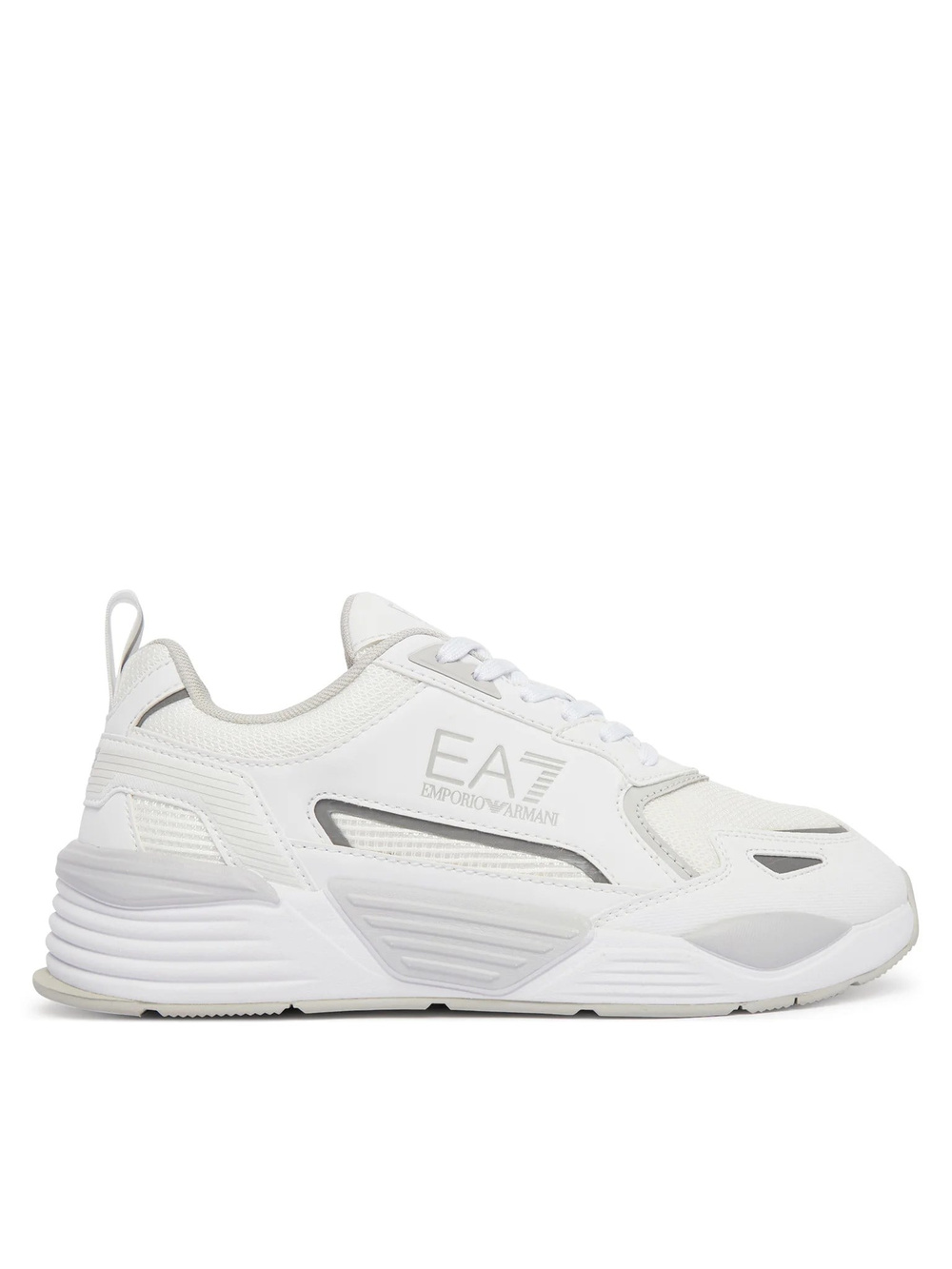 EA7 Ea7 Erkek Marka Logolu Rahat Taban Bağıcıklı Beyaz Sneaker 7X000308 AF18447-MZ533