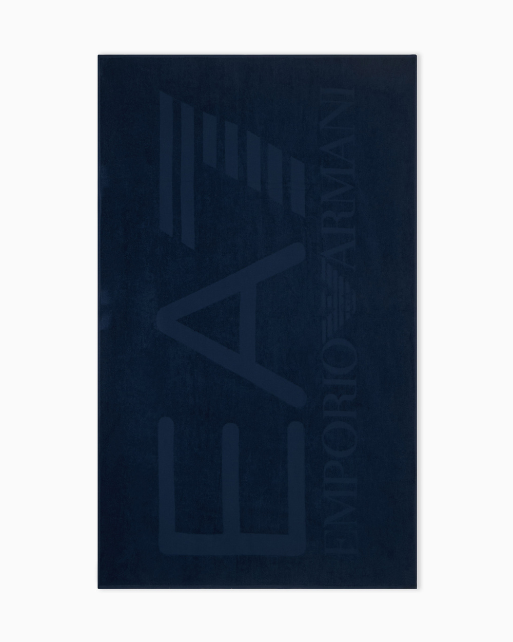 EA7 Ea7 Erkek Pamuklu Logo Detaylı Lacivert Havlu 7X000678 AF21260-UB102