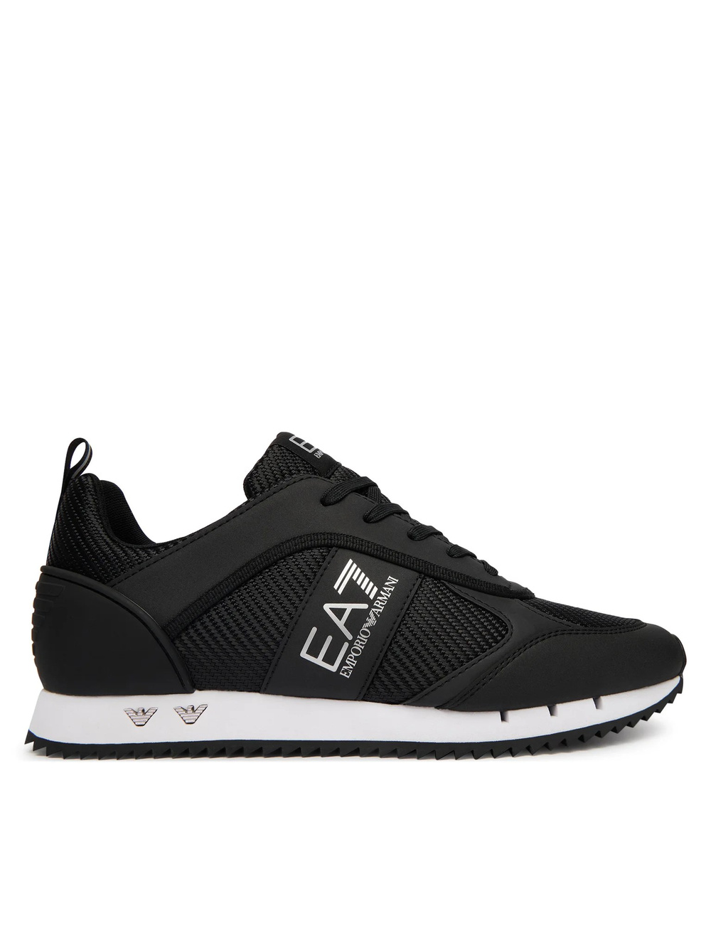 EA7 Ea7 Unısex Rahat Taban Nefes Alabilen File Detaylı Kartal Motifli Siyah1 Sneaker 7X000337 AF18613-MZ210