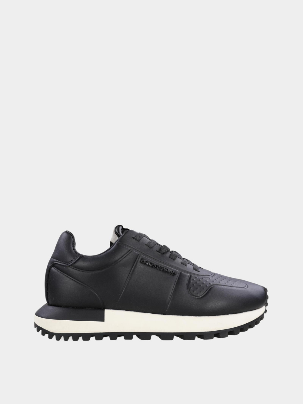 Emporio Armani Emporıo Armani Erkek Kaydırmaz Yüksek Rahat Taban Süet Siyah Sneaker EM003740 AF19726-MC005