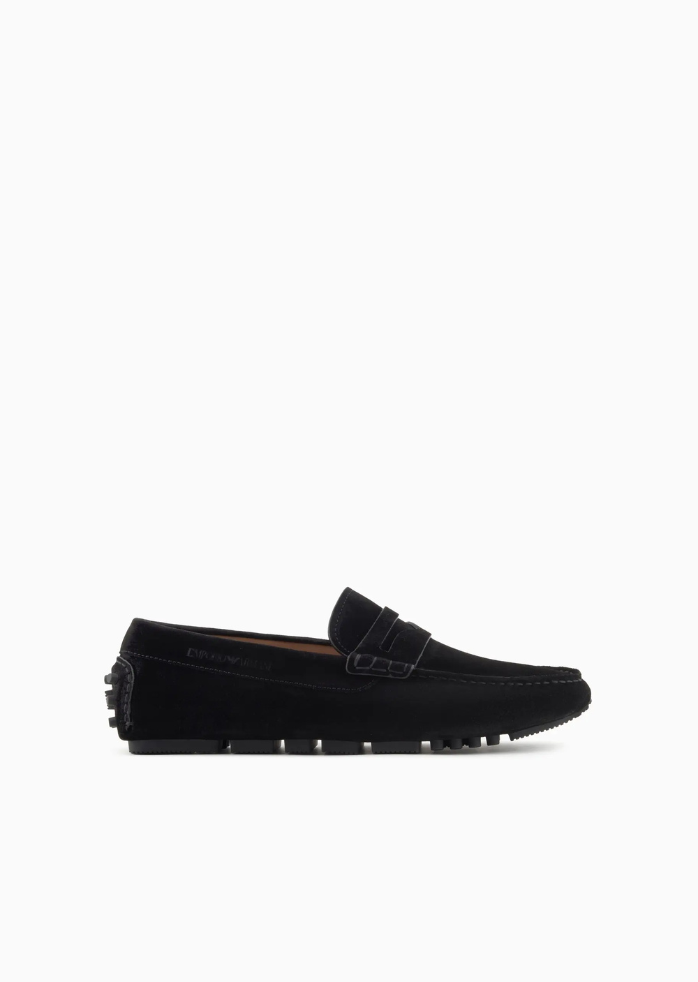 Emporio Armani Emporıo Armani Erkek Süet Deri Bağcıksız Günlük Kullanım Siyah Ayakkabı EM003731 AF19687-UC001