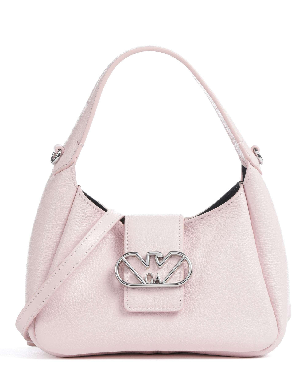 Emporio Armani Emporıo Armani Kadın Deri Marka Logolu Askılıklı Fermuarlı Pudra Omuz Çantası Y3E235 YWQ9X-80062