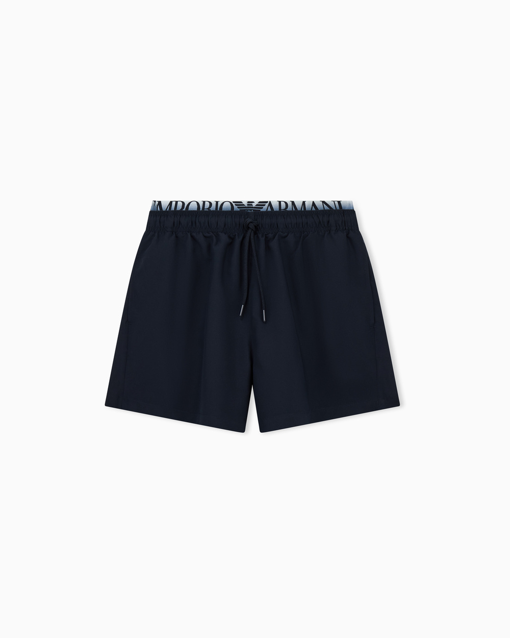 Emporio Armani Emporıo Body Erkek Beli Lastikli İp Bağlamalı Regular Fit Lacivert Deniz Şortu EM000686 AF20432-UB102