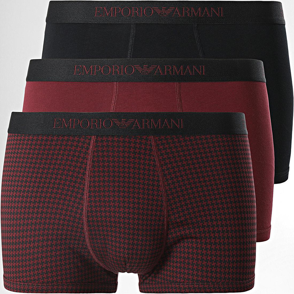 Emporio Armani Emporıo Body Erkek Marka Logolu Beli Lastikli Siyah Boxer 111625 1A722-SIYAH