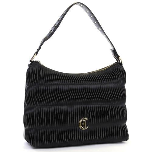 Just Cavalli Just Cavalli Kadın Marka Logo Detaylı Çoklu Kart Bölmeli Günlük Siyah Omuz Çantası 76RA4BFB ZSA75-899